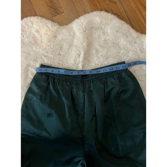 Vintage 80s Lavon Windbreaker Tracksuit Jogger Set Emerald Green Size M - Picture 6 of 10